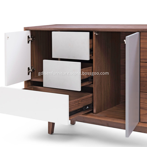 Platform Credenza Cabinet modern sideboard